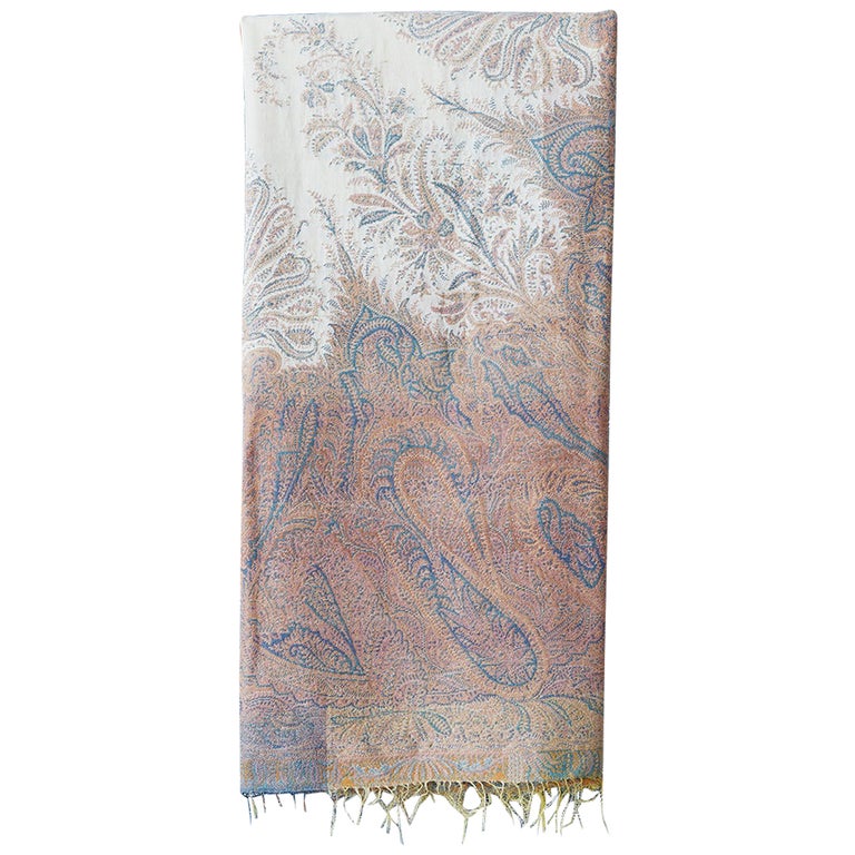 Écharpe Vintage Oilily Multicolore En Laine Et Cachemire - Style Bohème Coloré