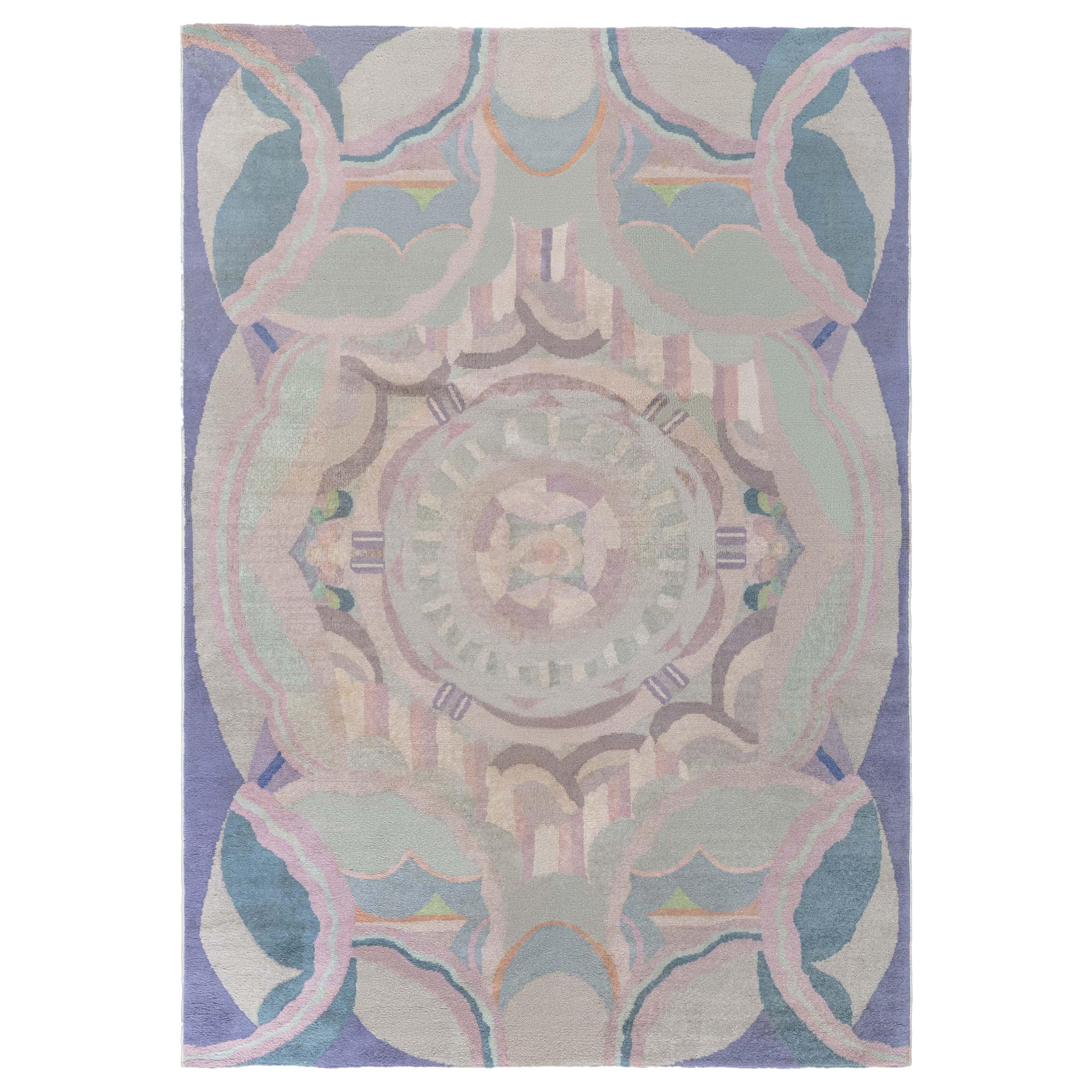 Vintage Art Deco Rug/Carpet from Israel by Yakov Agam at 1stDibs