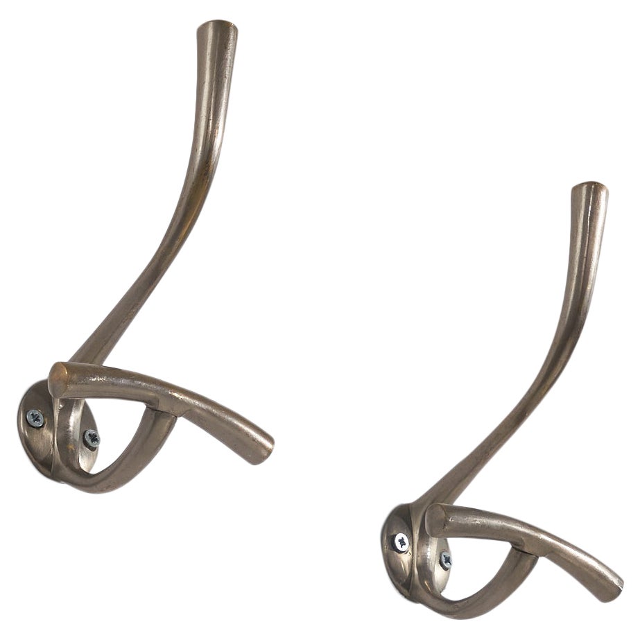 Luigi Caccia Dominioni, Coat Hangers, Metal, Italy, 1950s For Sale