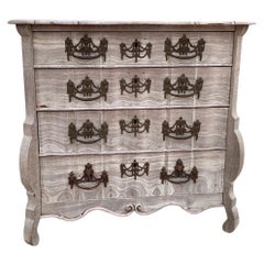 Commode en acajou blanchi du 19ème siècle - Commode hollandaise