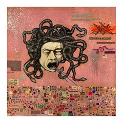 Mixed Media Medusa Coca Cola von The Date Farmers, 2014