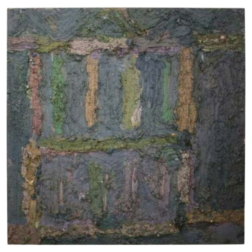 Jay Milder Mixed-Media Abstract on Masonite Jacob's Ladder For Sale