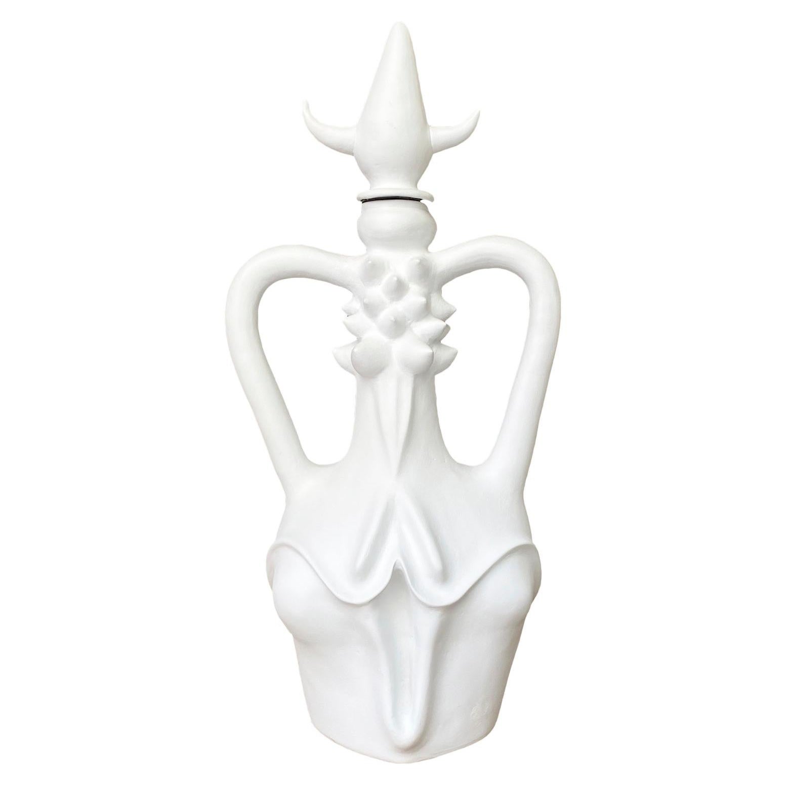 Amphora Sculpture with Vulva by Papin Lucadamo For Sale