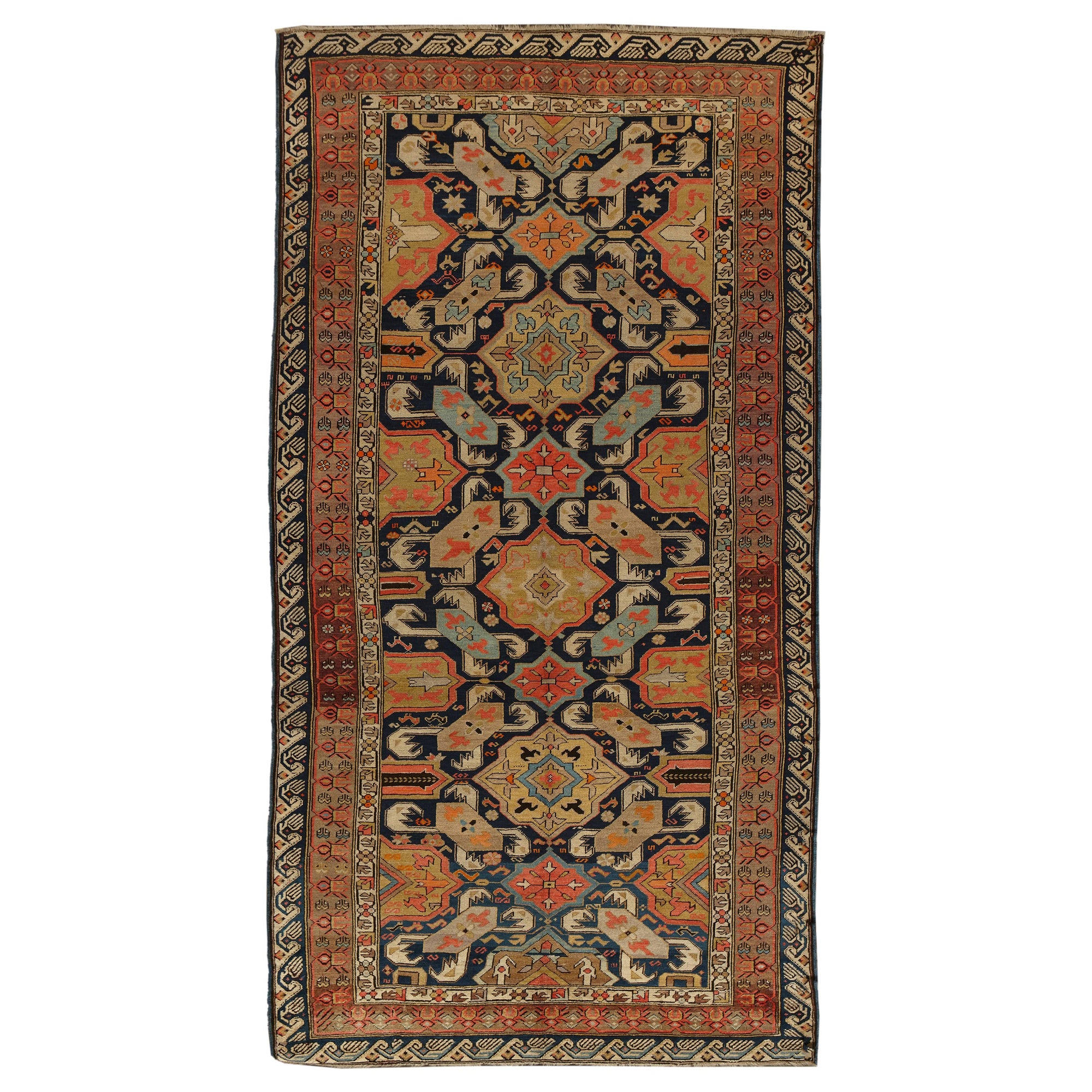 Seltener Karabagh-Galerie-Teppich aus dem 19. Jahrhundert