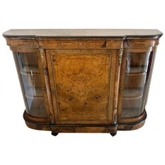 Superb Quality Antique Victorian Burr Walnut Inlaid Credenza/Sideboard
