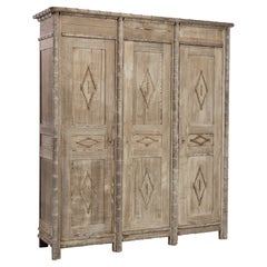 Antique French Faux Bamboo Armoire