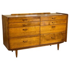 Mid-Century Modern Dresser in Solid Maple by Leslie Diamond for Conant Ball