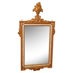 Miroir de pilier français du XIXe siècle