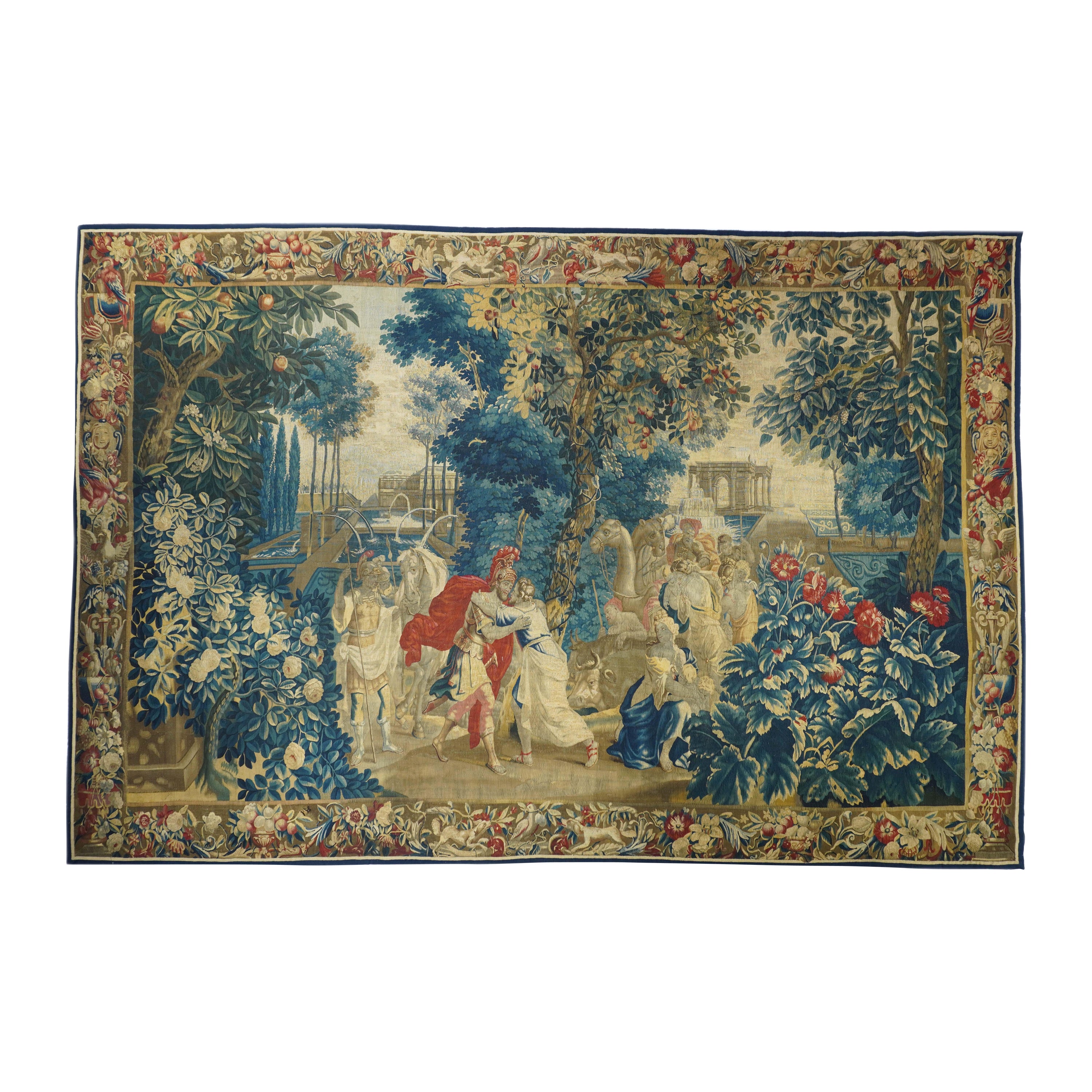Brussel Tapestry "the Concord Siria by the Roman"  For Sale