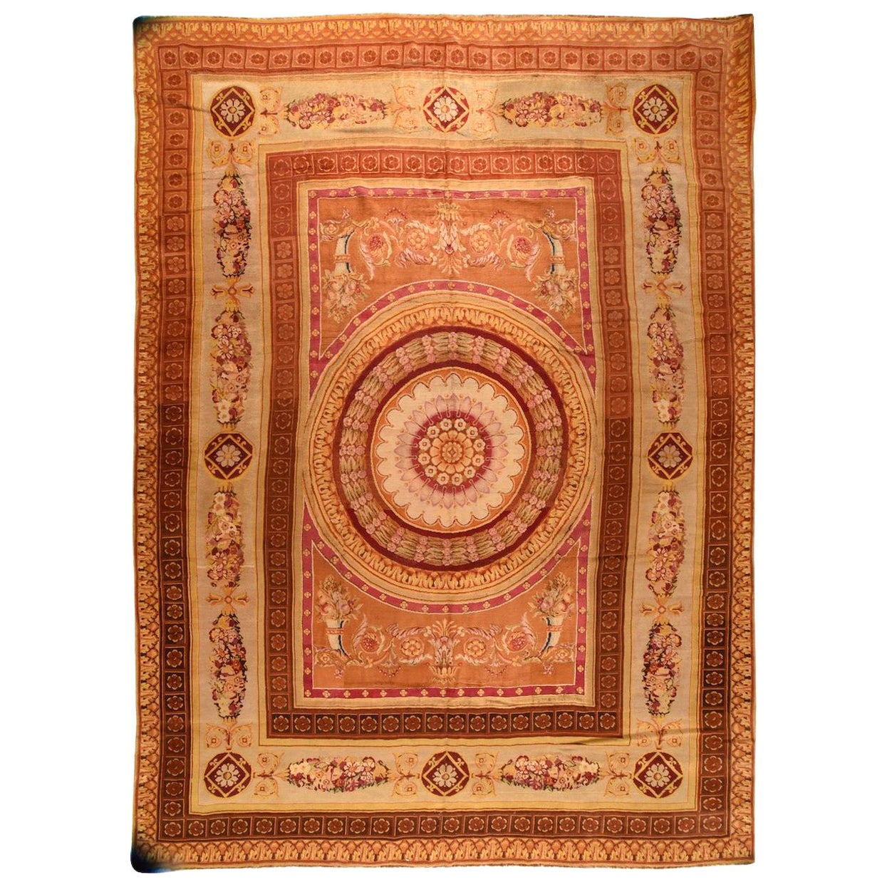 Antique Savonnerie Rug For Sale