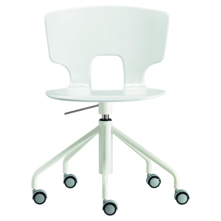 Alias 50C Erice Studio Chair in White Lacquered Steel Frame by Alfredo ...