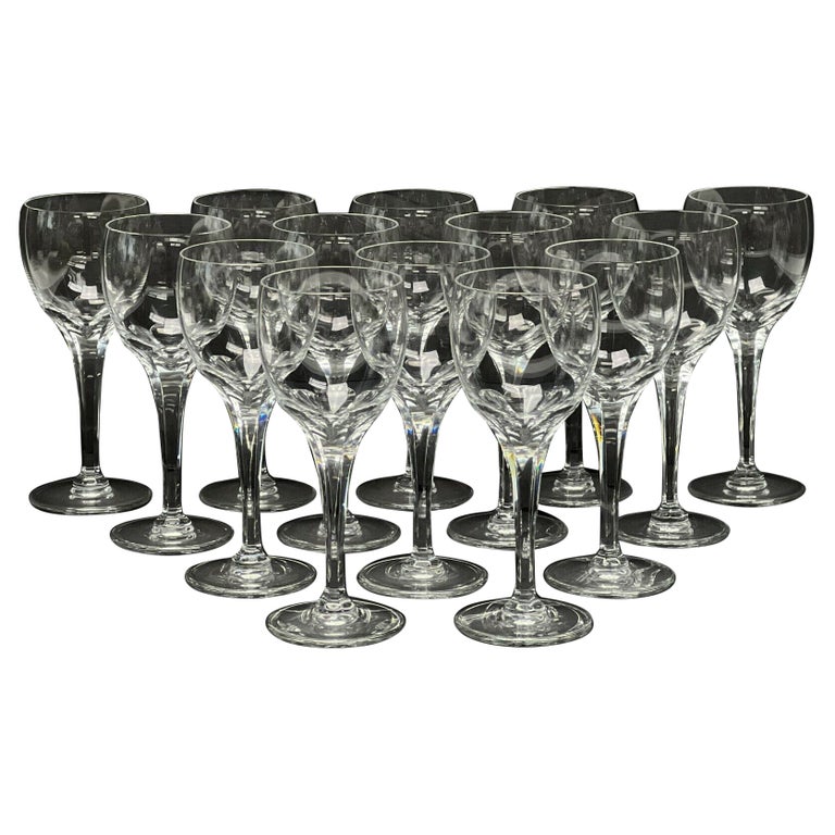 Antique Wine Glasses, 4 Etched Wine Glasses, Unique Wine Glass, Clear Glass,  Etched Goblets, 1930s Glassware, Shaped Stems, Antique Stemware -   Denmark