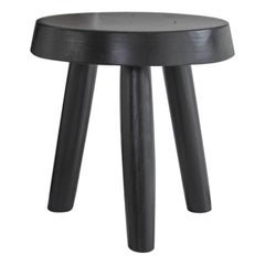 Low Black Stained Milk Stools