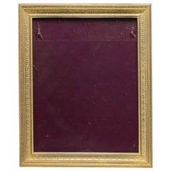 French Large Gilt Bronze Mirror or Picture Frame, Early 20th Century
