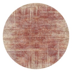 Moooi Small Quiet Collection Patina Brick Round Rug in Low Pile Polyamide