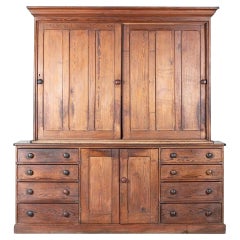 Large 19th C Pine Housekeepers Cupboard