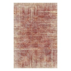 Tapis rectangulaire Patina Brick de la collection Moooi Small Quiet en polyamide à poils bas