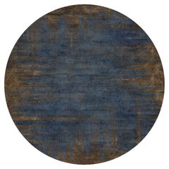 Moooi Large Quiet Collection Patina Fog Round Rug in Low Pile Polyamide