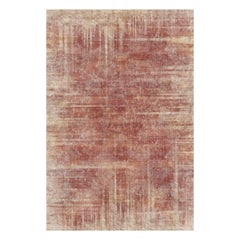 Tapis rectangulaire Patina Brick de la collection Moooi Small Quiet en polyamide de tissu souple