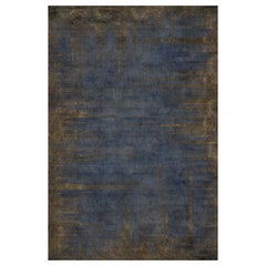 Tapis rectangulaire Patina Fog de la collection Moooi Small Quiet en polyamide à poils bas