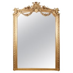 Early 19th Century Gilt Overmantel Mirror After William Kent