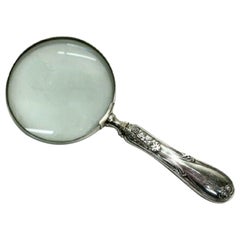 Tiffany & Co. Sterling Silver Glass Magnifying Glass
