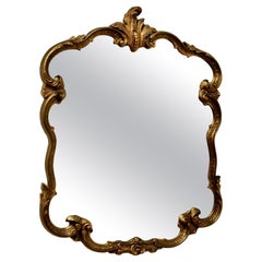 Vintage Large Atsonea Rococo Style Gilt Wall Mirror