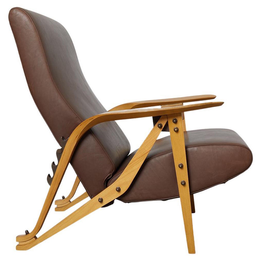 "Gilda" Carlo Mollino Armchair, Edited by Zanotta, Italy