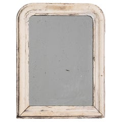 1880s, French, Patinated Wooden Mirror