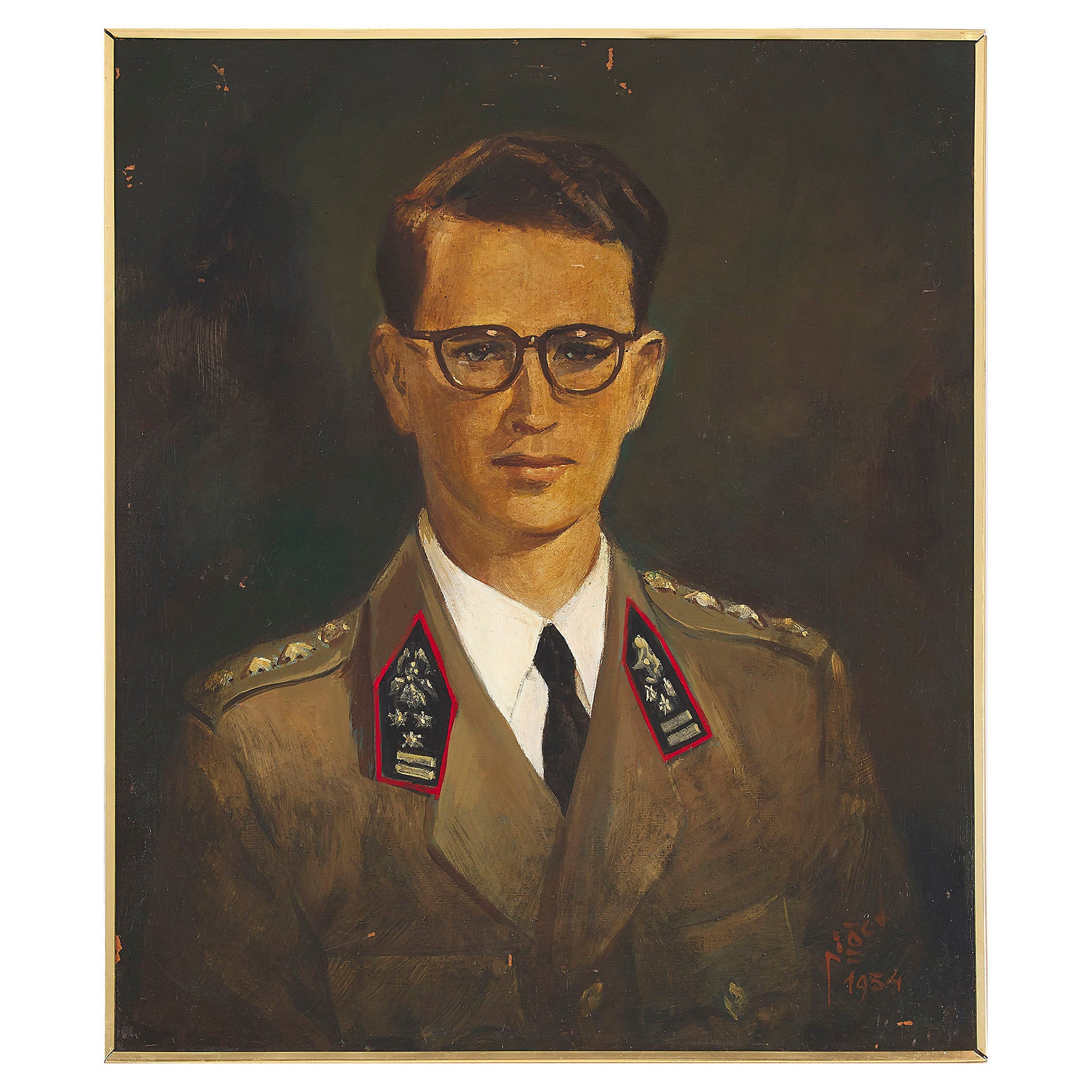 Porträt seiner Majestät Baudouin I., Pierre Piget