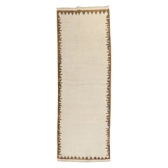 Minimalist Vintage Turkish Kilim Runner