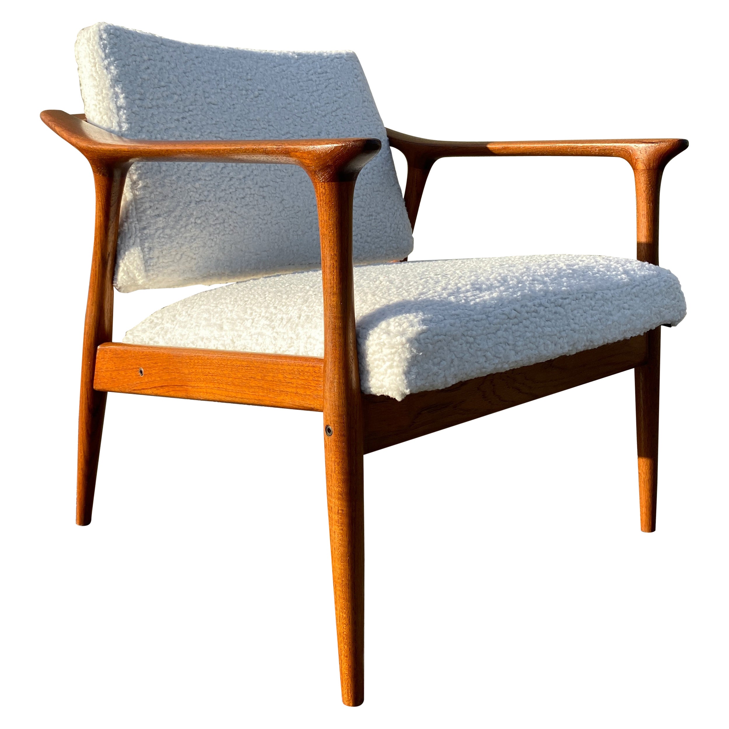 Mid Century "Tono" Easy Chair Attributed to Torbjorn Afdal for Sandvik Mobler