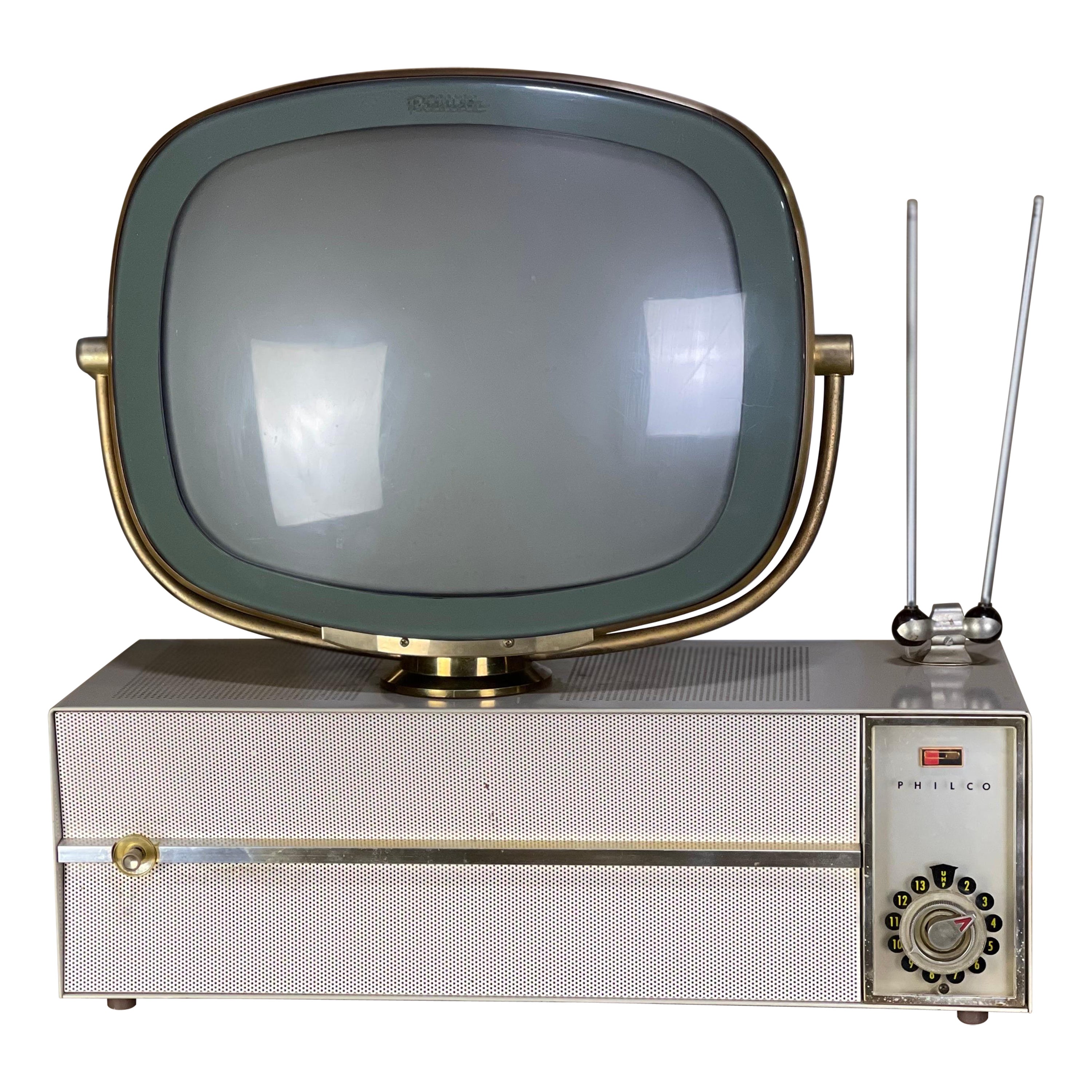 Mid Century Modern Vintage 1950's Philco Predicta Television T.V. Set 