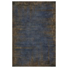 Tapis rectangulaire Patina Fog de la collection Moooi Small Quiet en polyamide à fil souple