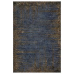 Moooi - Grand tapis rectangulaire Patina Fog de la collection Quiet en laine