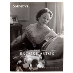 The Brooke Astor Auction at Sotheby's, NY September 2012, 1st Ed