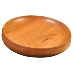 Handcrafted Elm Platter Bowl