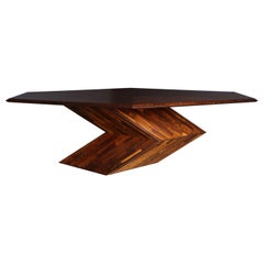 Don Shoemaker Stacked Cocobolo Dining Table for Señal, circa 1965
