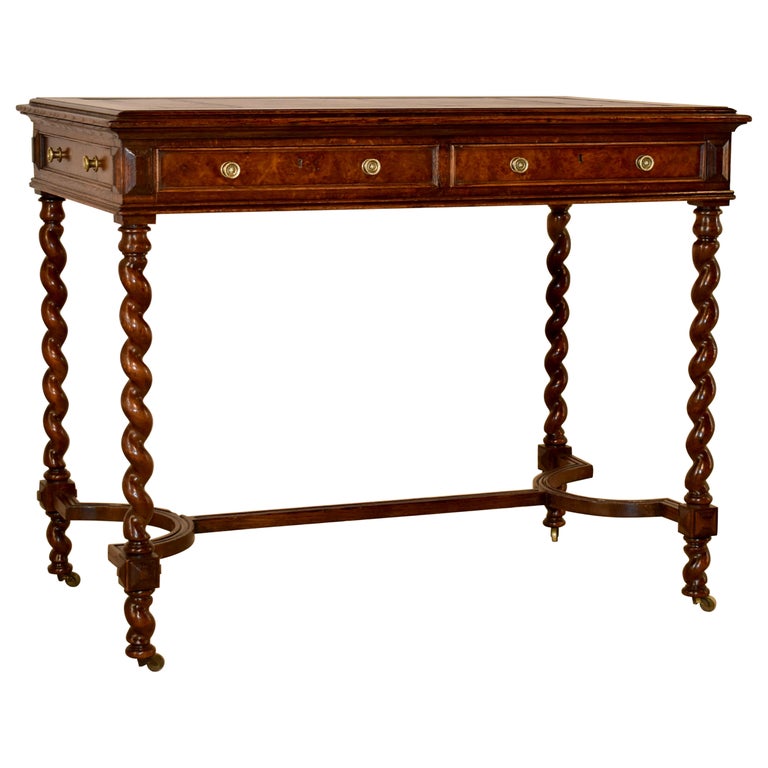 Edwardian English Desk, c. 1900 For Sale at 1stDibs
