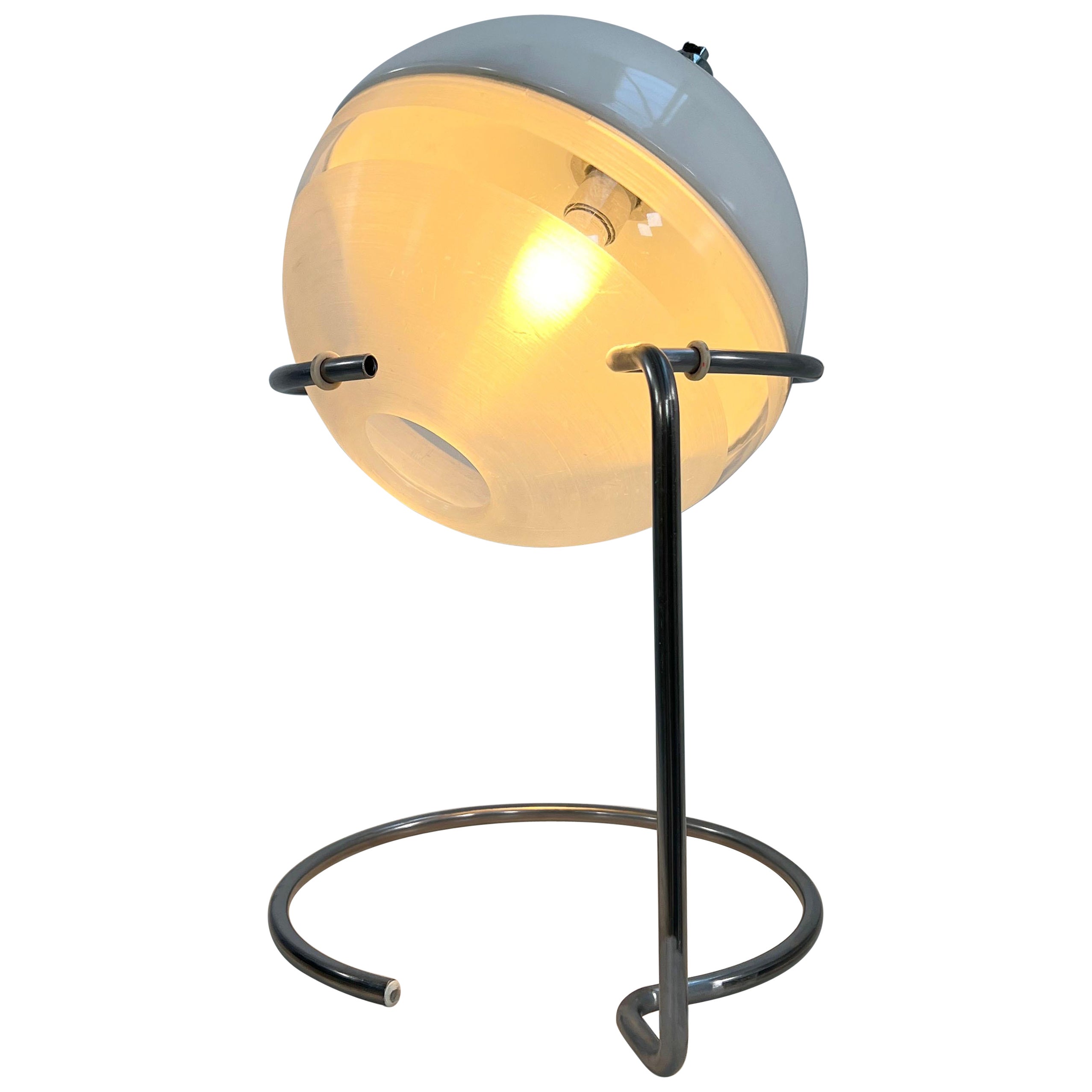 Focus Table Lamp by Fabio Lenci for Guzzini, 1970s For Sale