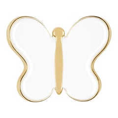 Modern Polished Butterfly Drawer Handle KD7011 by Pull Cast