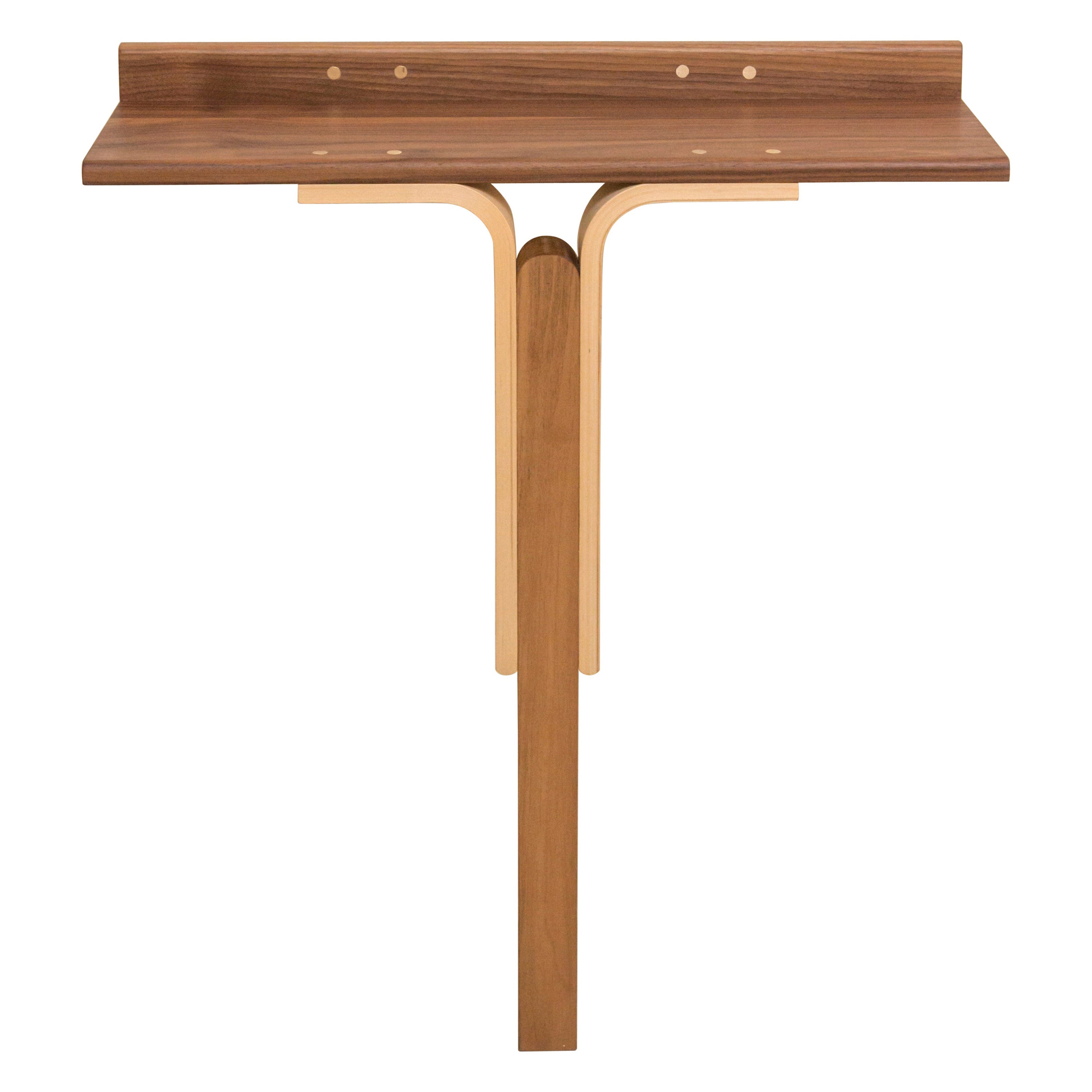 21st Century Contemporary Wood Console Table Handmade in Italy by Ilaria Bianchi For Sale