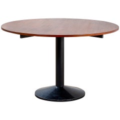 20th Century Franco Albini Table mod TL30 in Wood and Metal for Poggi, 50s