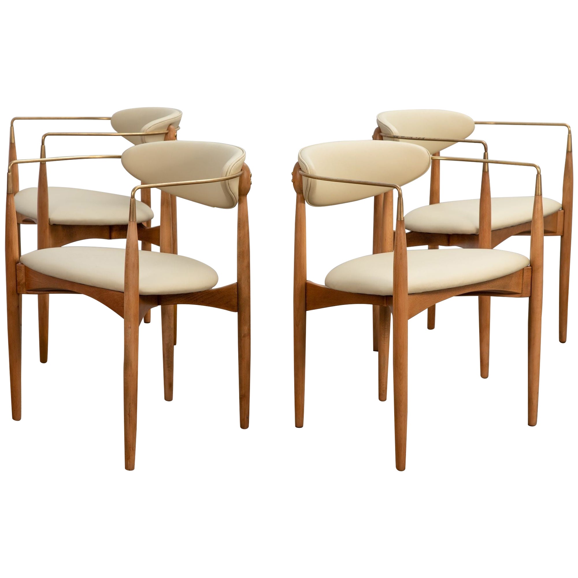 Dan Johnson for Selig Viscount Chairs in Leather