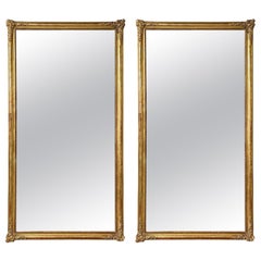 Pair 19th Century French Transitional Mirrors