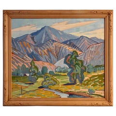 Impressionist California Landscape by John A. Mitchell, 1950’s