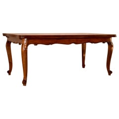 19th Century, French, Oak Draw-Leaf Table 