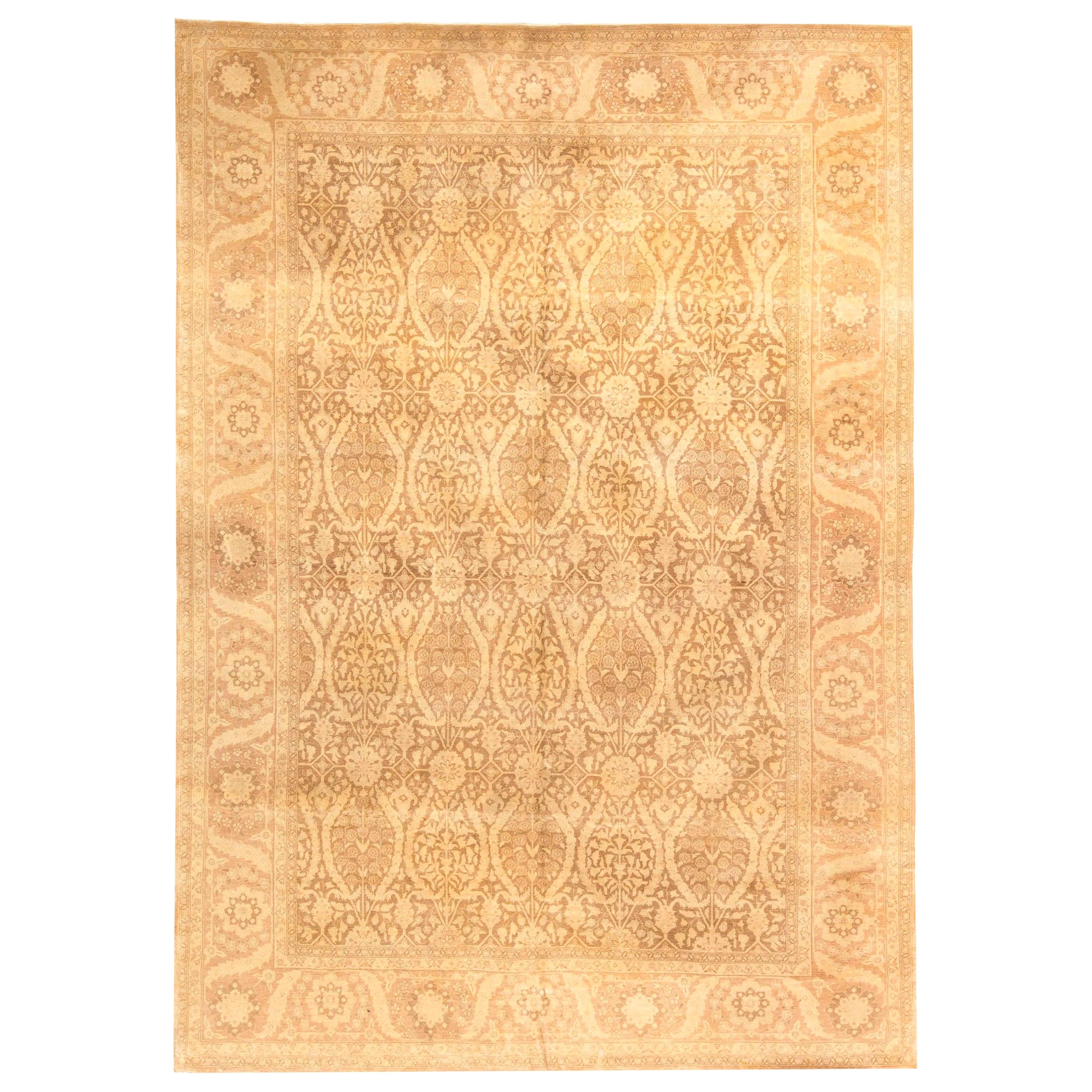 Traditional Oriental Inspired Handmade Wool Rug by Doris Leslie Blau