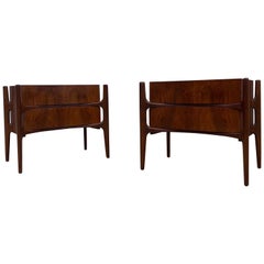 William Hinn ‘Exoskeleton’ Nightstands, Pair