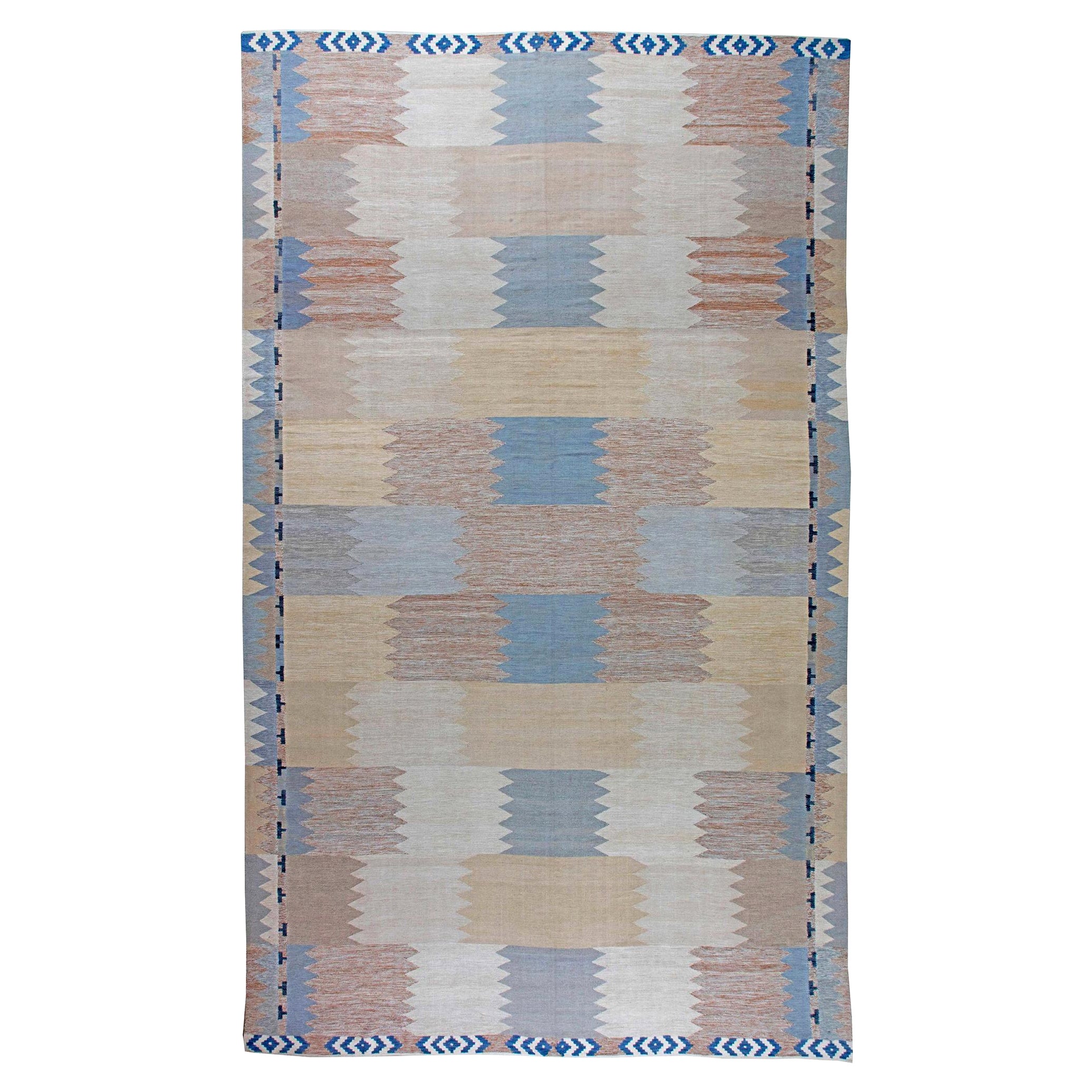 Contemporary Swedish Design FlatWeave Rug by Doris Leslie Blau For Sale at 1stDibs